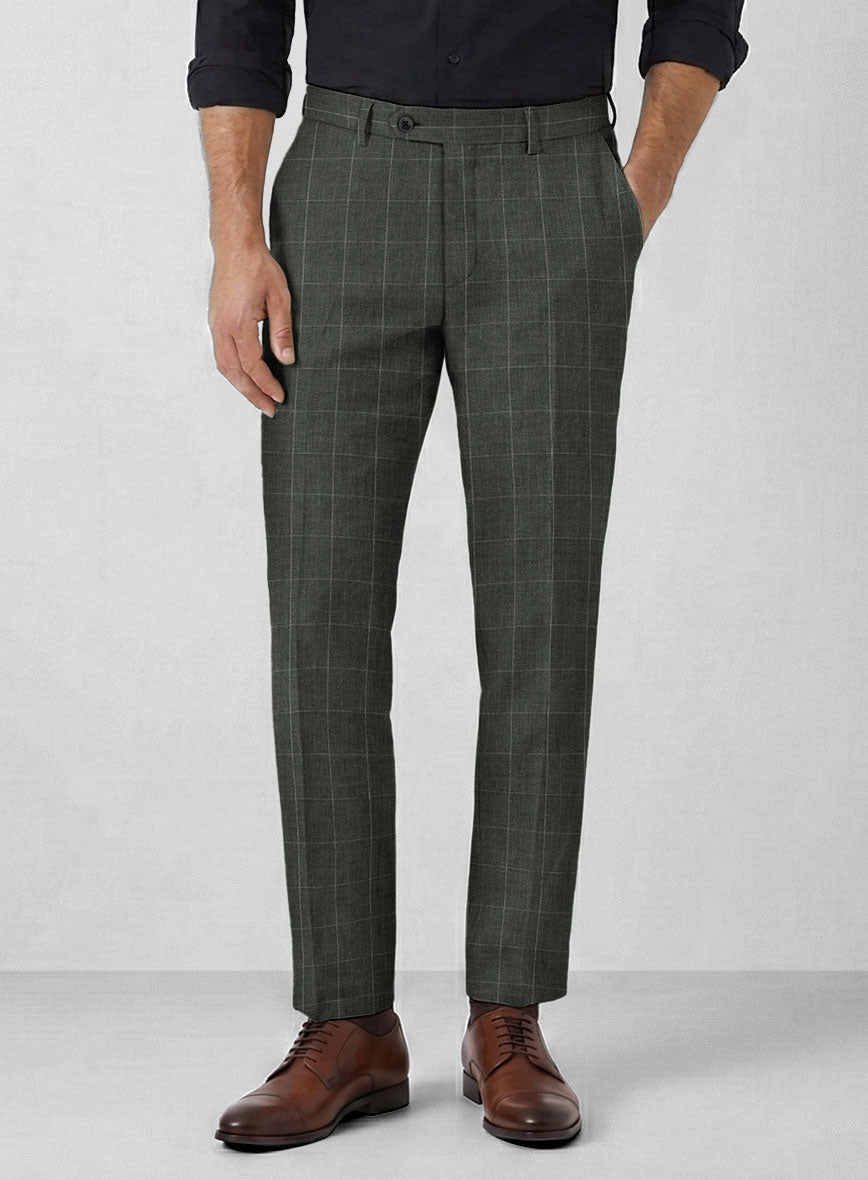 Solbiati Linen Wool Silk Natty Pants - StudioSuits