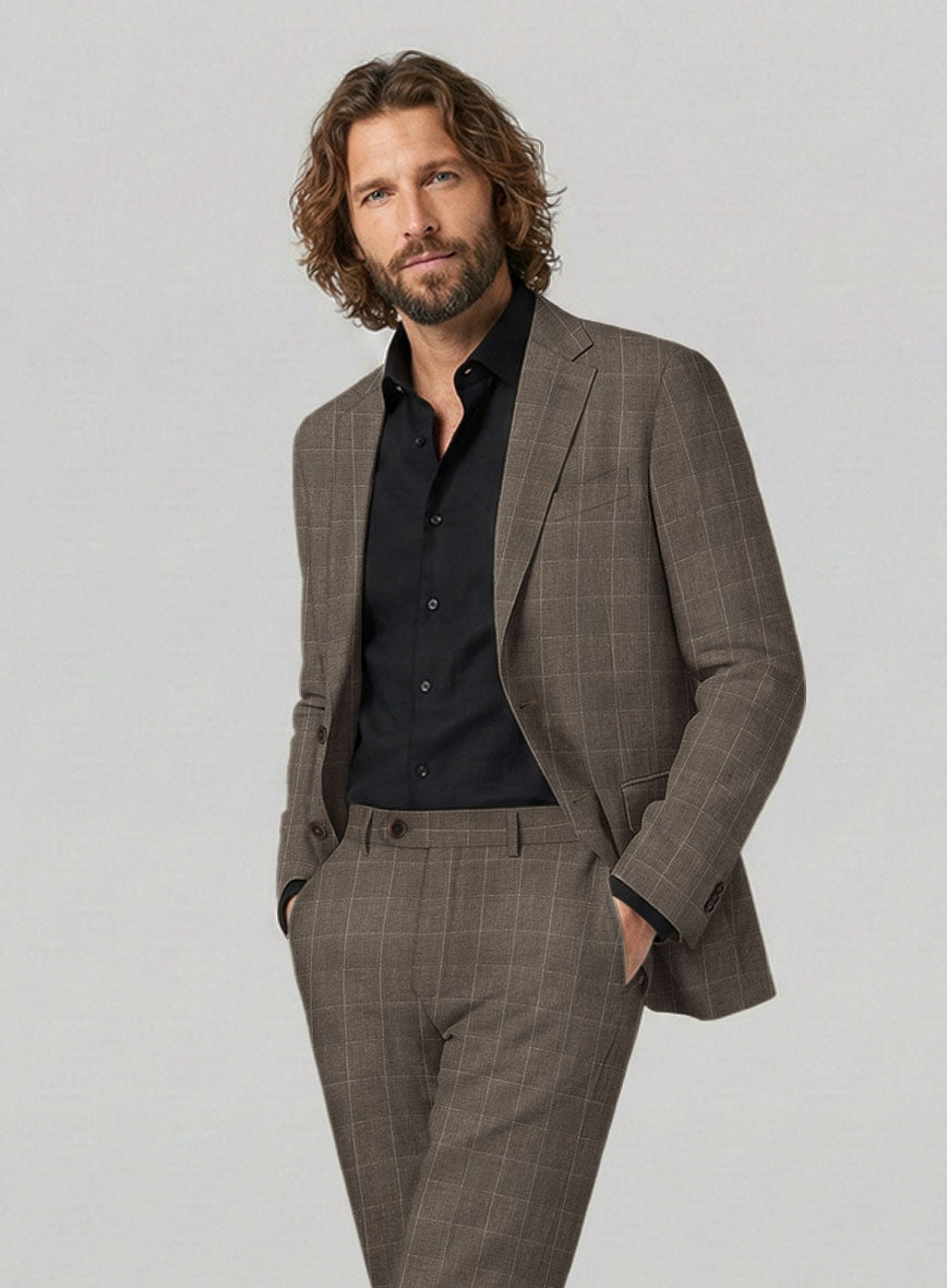 Solbiati Linen Wool Silk Oddo Jacket - StudioSuits