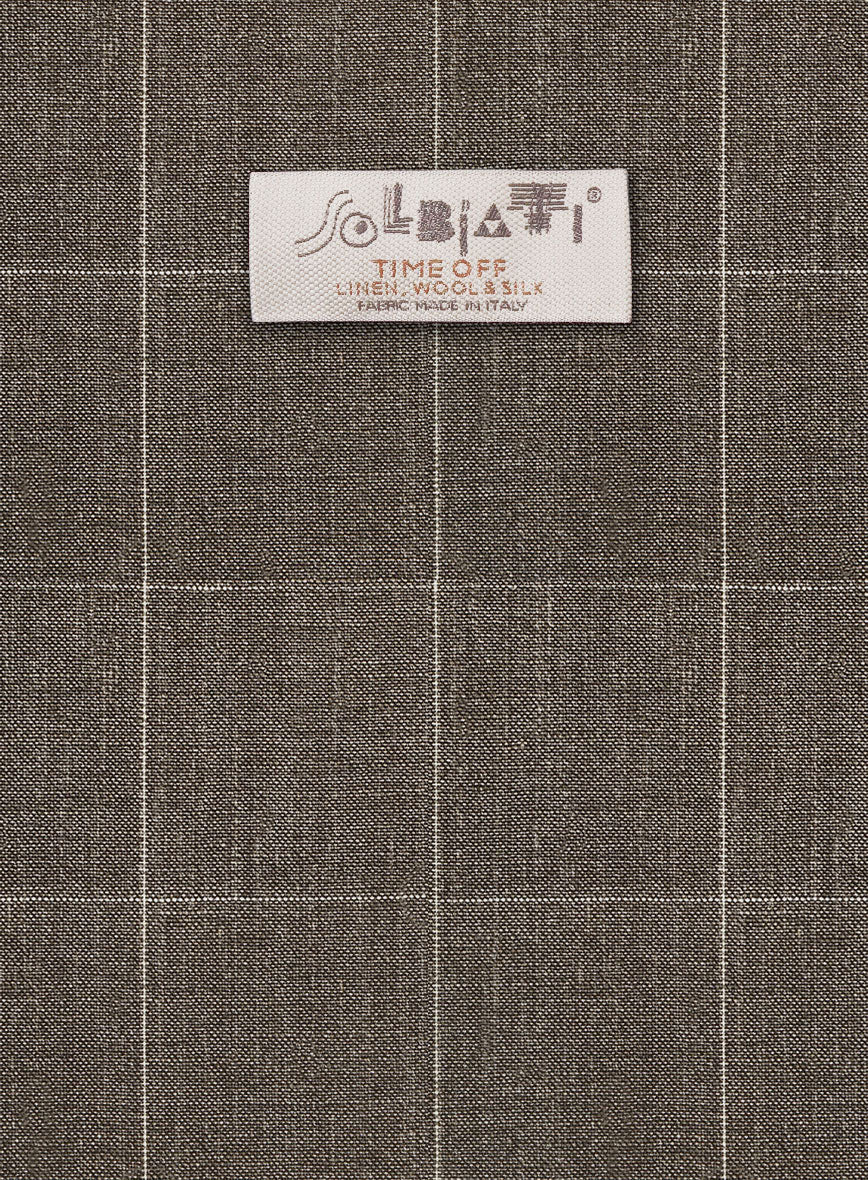 Solbiati Linen Wool Silk Oddo Jacket - StudioSuits