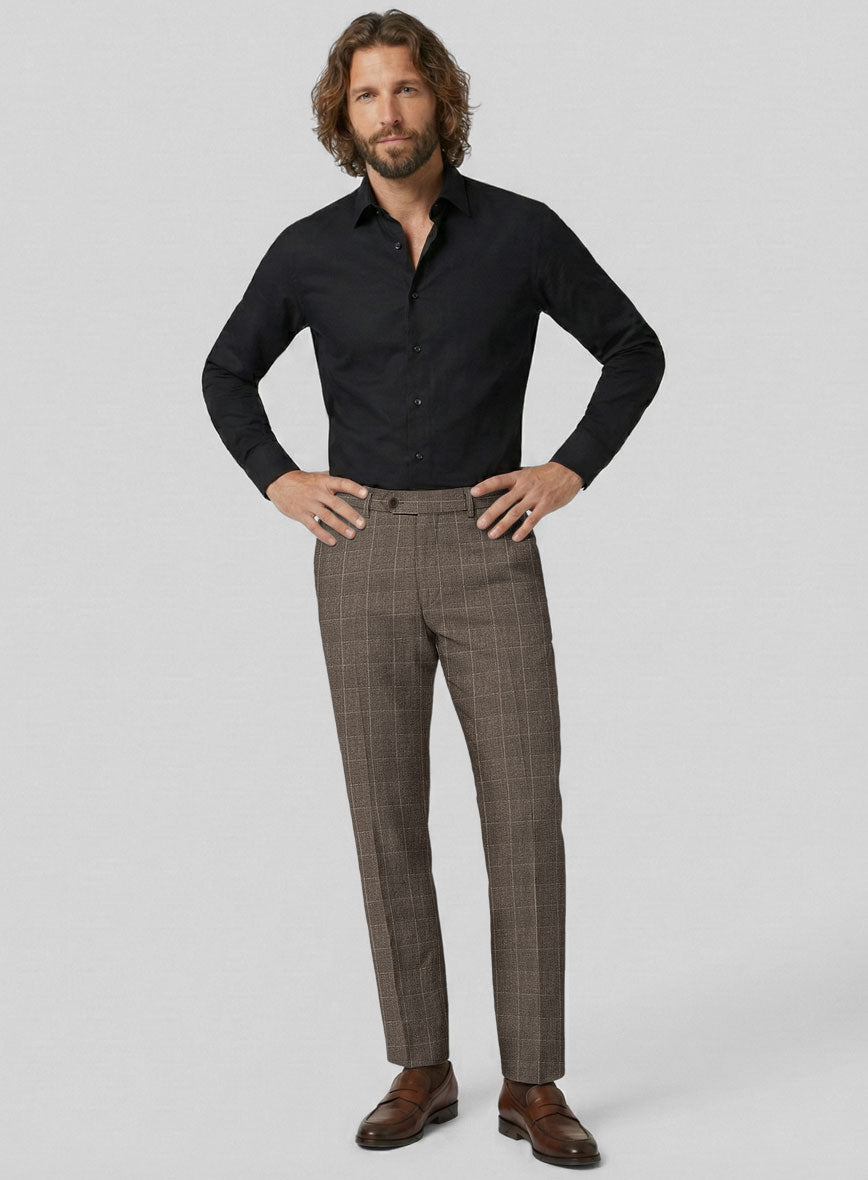 Solbiati Linen Wool Silk Oddo Pants - StudioSuits