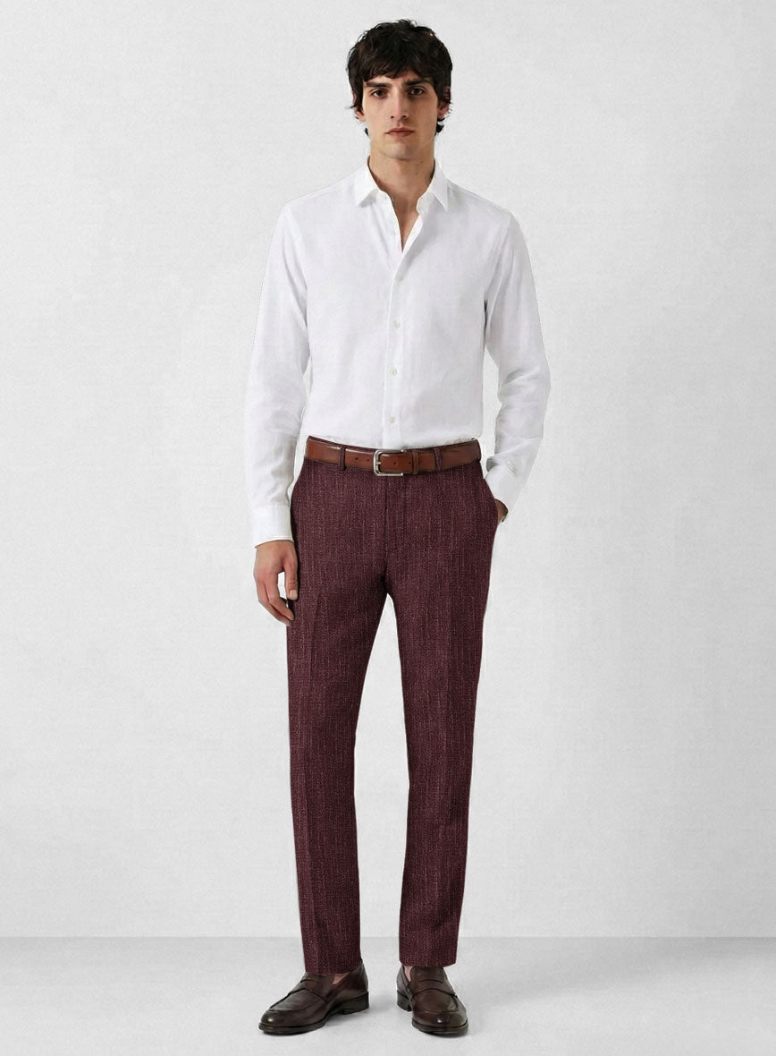 Solbiati Linen Wool Silk Tomo Pants - StudioSuits