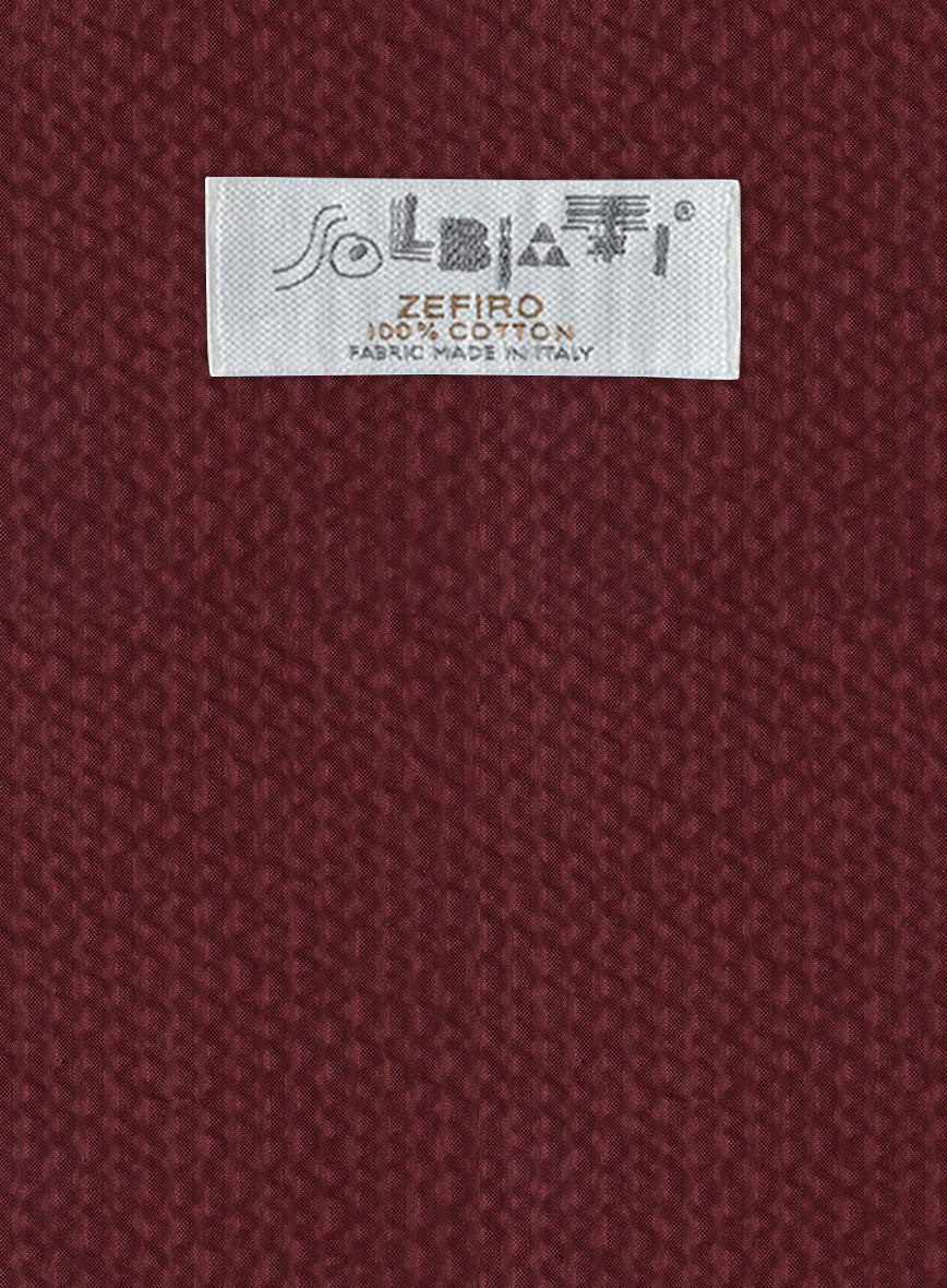 Solbiati Maroon Seersucker Jacket - StudioSuits