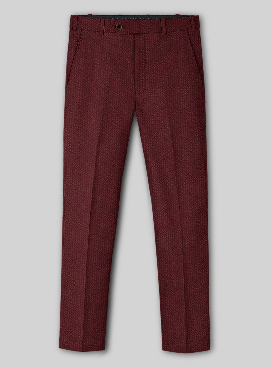 Solbiati Maroon Seersucker Suit - StudioSuits
