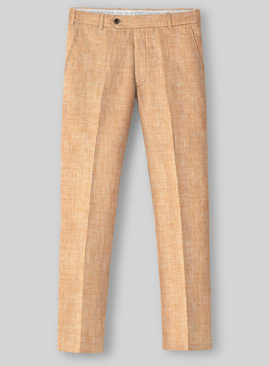 Solbiati Melon Linen Pants - StudioSuits