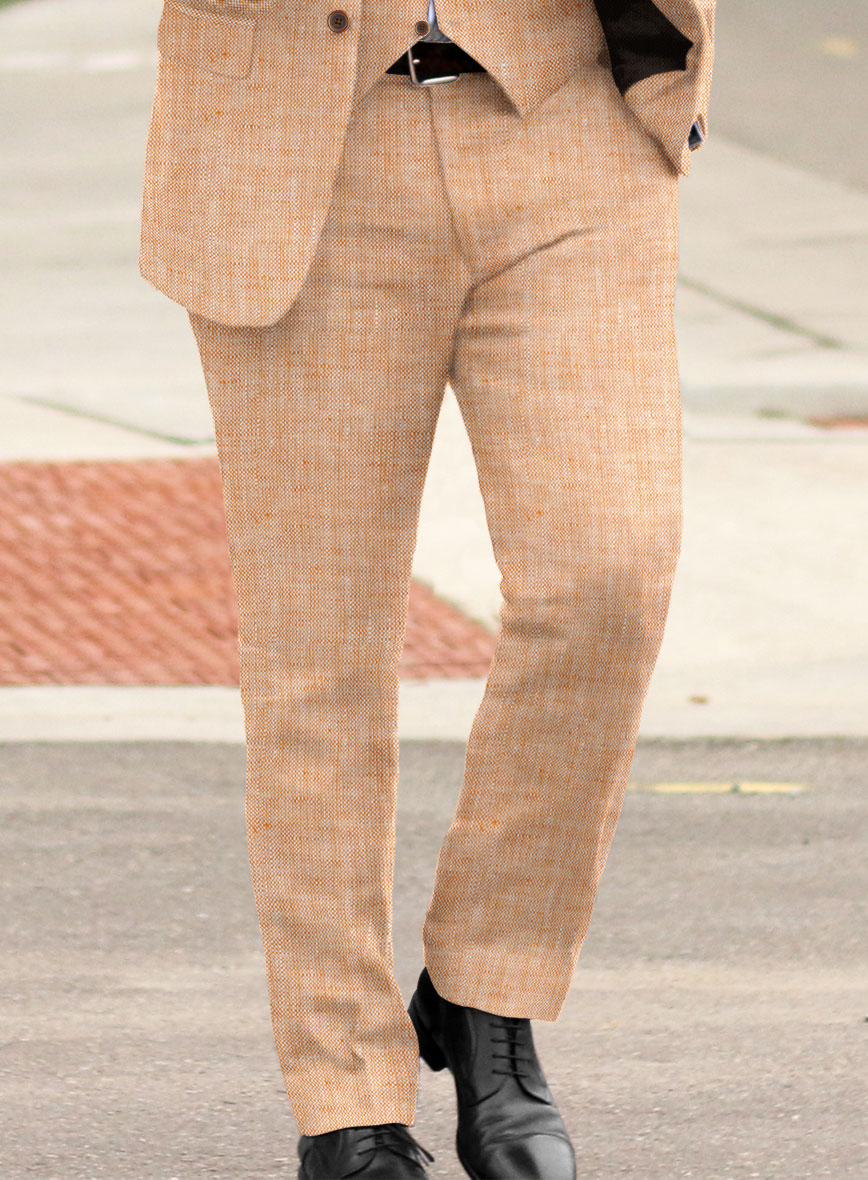 Solbiati Melon Linen Pants - StudioSuits