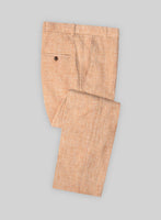 Solbiati Melon Linen Pants - StudioSuits