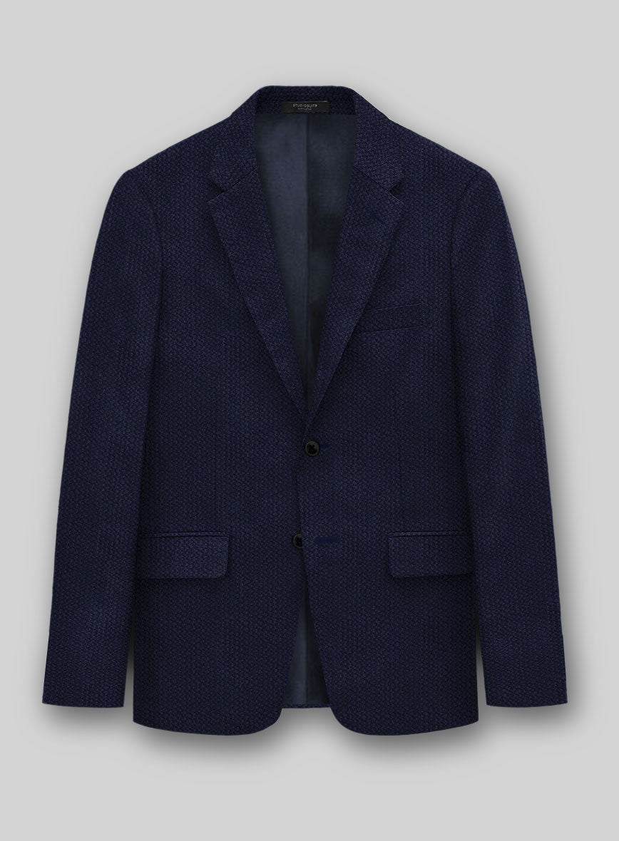Solbiati Navy Blue Seersucker Suit - StudioSuits