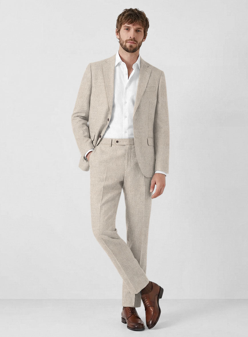 Solbiati Pericle Beige Linen Suit - StudioSuits