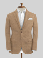 Solbiati Pericle Camel Brown Linen Jacket - StudioSuits