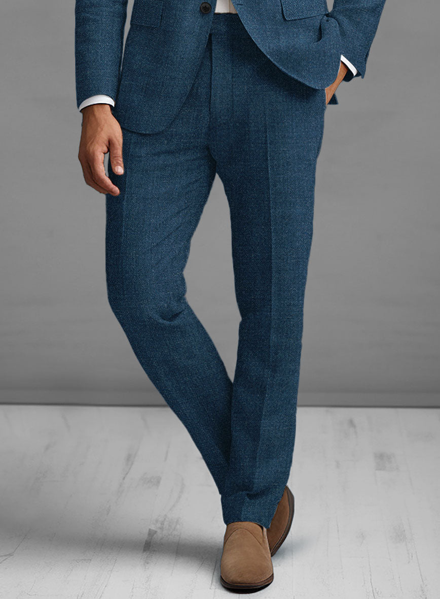 Solbiati Pericle Casa Blue Linen Suit - StudioSuits