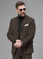 Solbiati Pericle Dark Brown Linen Jacket - StudioSuits