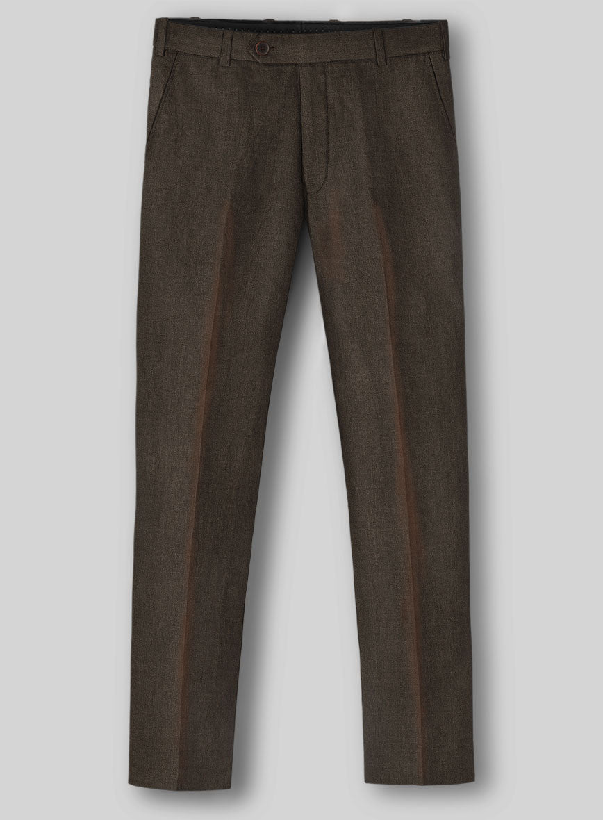 Solbiati Pericle Dark Brown Linen Suit - StudioSuits