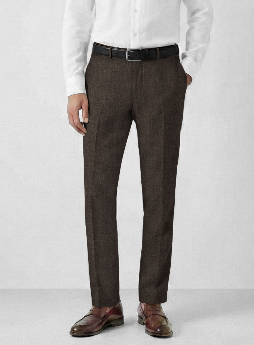 Solbiati Pericle Dark Brown Linen Suit - StudioSuits