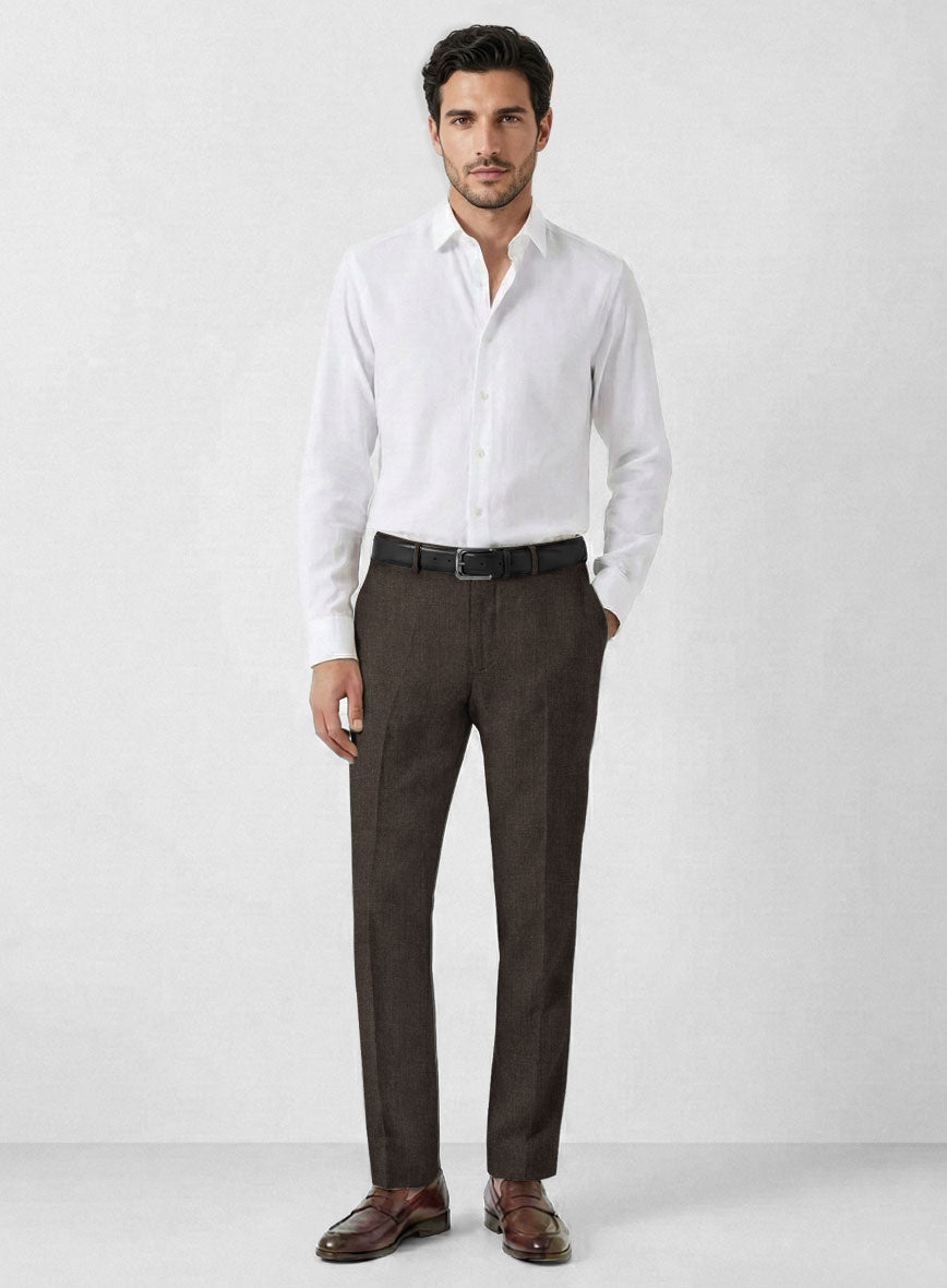 Solbiati Pericle Dark Brown Linen Suit - StudioSuits