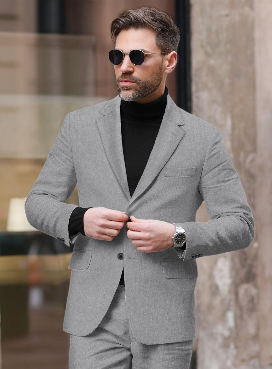 Solbiati Pericle Gray Linen Suit - StudioSuits