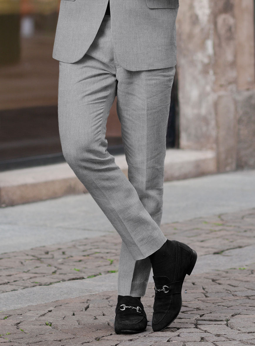 Solbiati Pericle Gray Linen Suit - StudioSuits