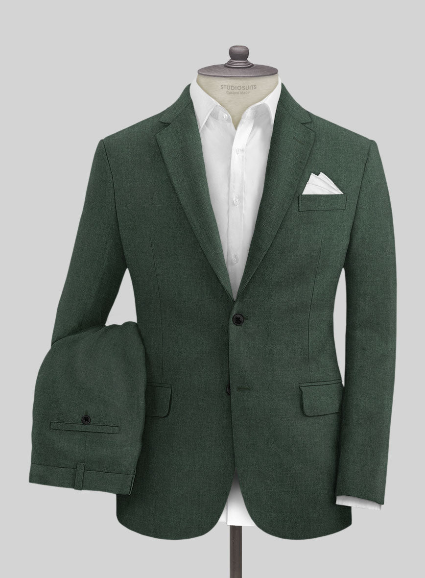 Solbiati Pericle Green Linen Suit - StudioSuits