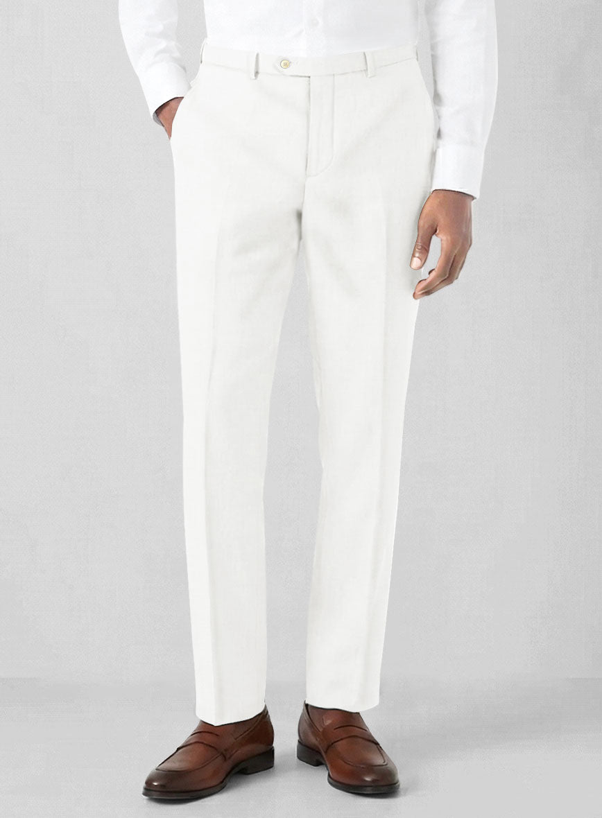 Solbiati Pericle Natural Linen Pants - StudioSuits