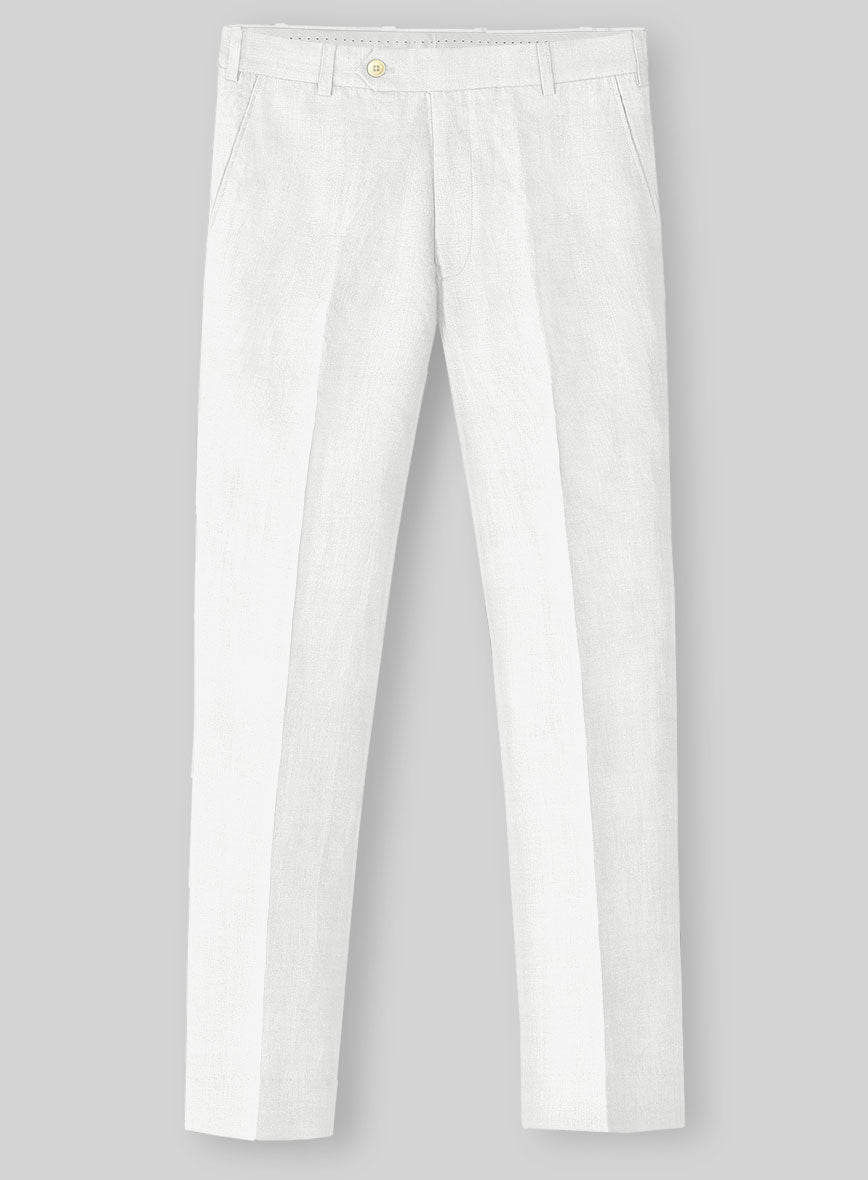Solbiati Pericle Natural Linen Pants - StudioSuits