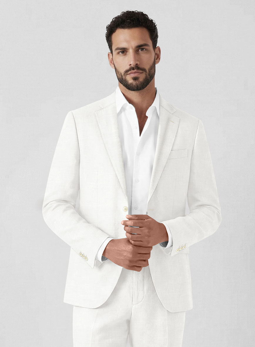 Solbiati Pericle Natural Linen Jacket - StudioSuits