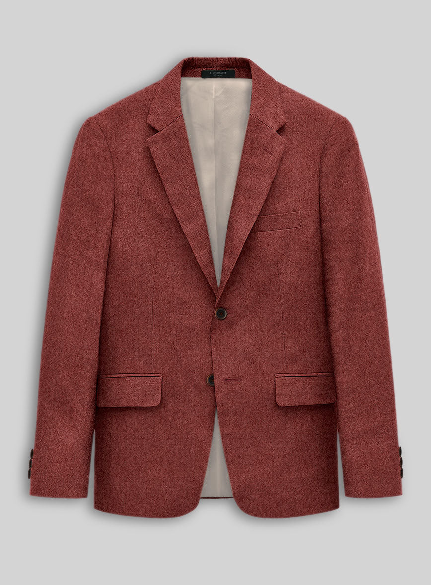Solbiati Pericle Rust Linen Jacket - StudioSuits