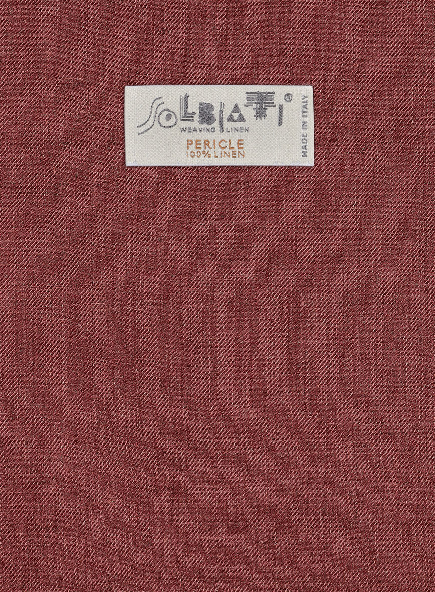 Solbiati Pericle Rust Linen Suit - StudioSuits