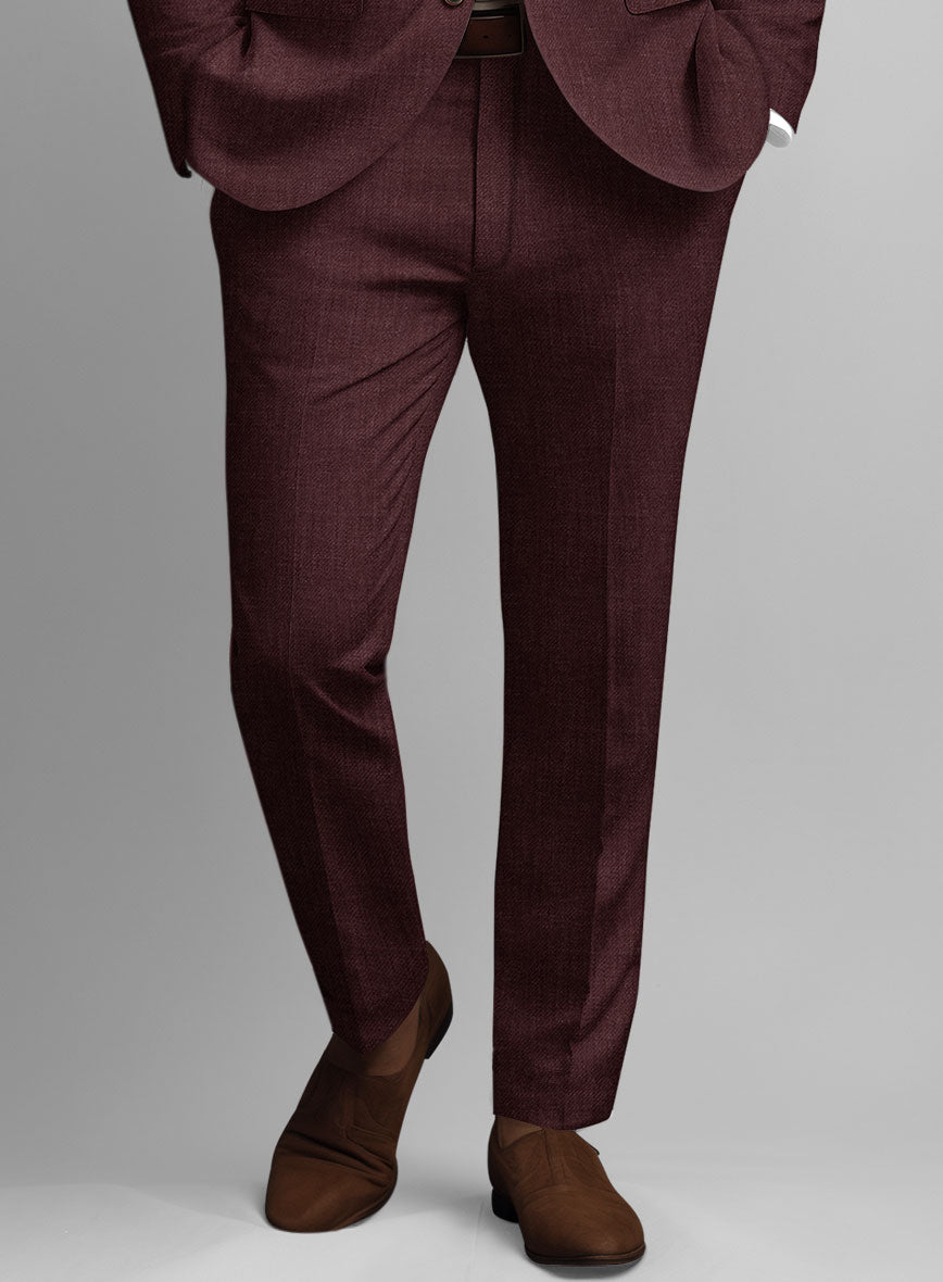 Solbiati Pericle Wine Linen Suit - StudioSuits