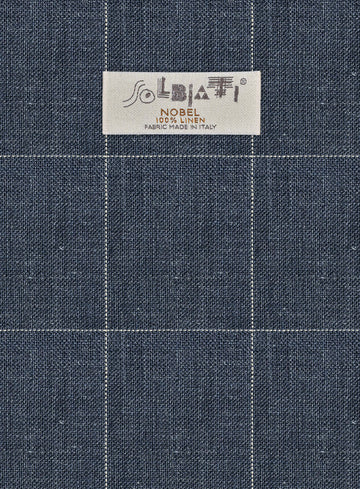 Solbiati Piazza Indigo Linen Pants - StudioSuits