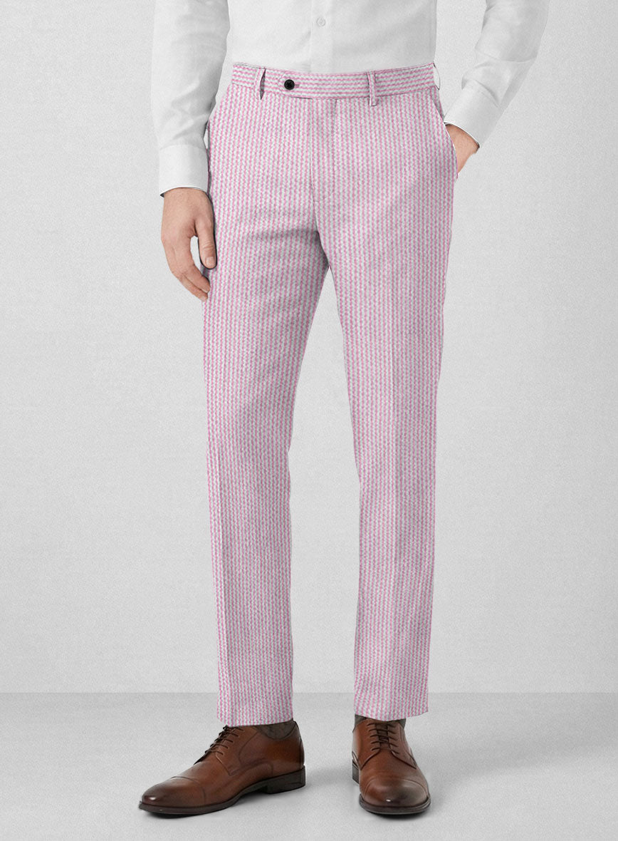 Solbiati Pink Seersucker Suit - StudioSuits
