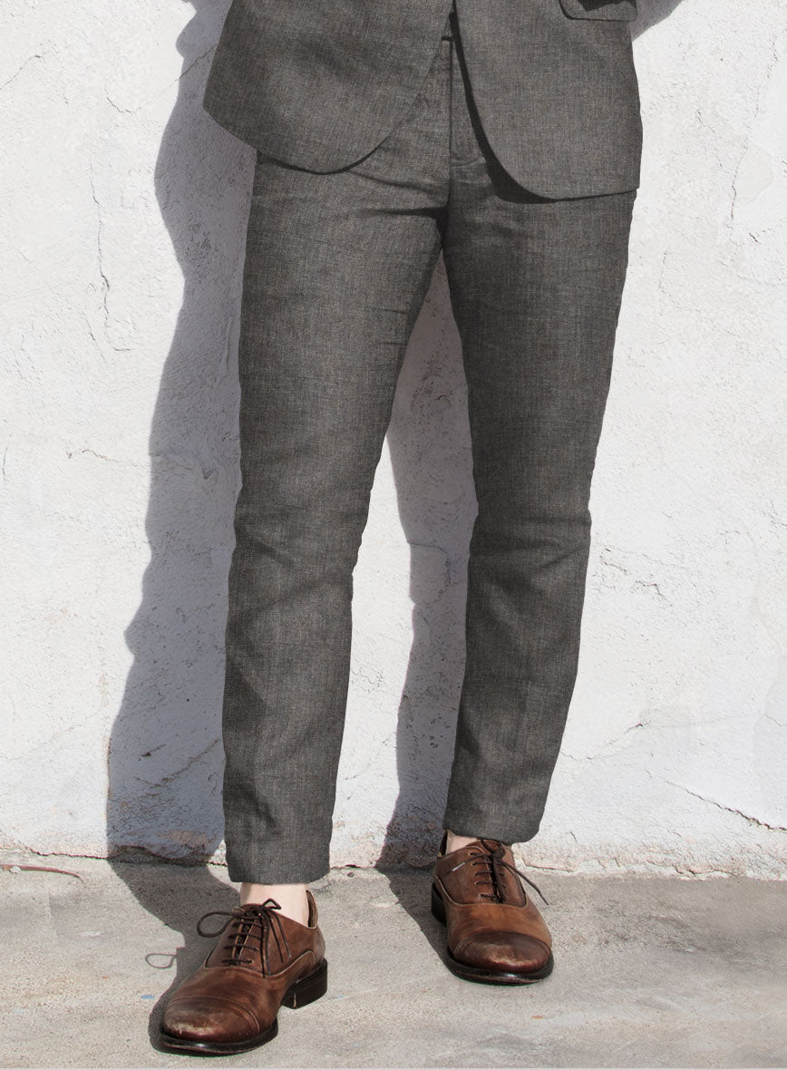 Solbiati Raw Brown Linen Suit - StudioSuits