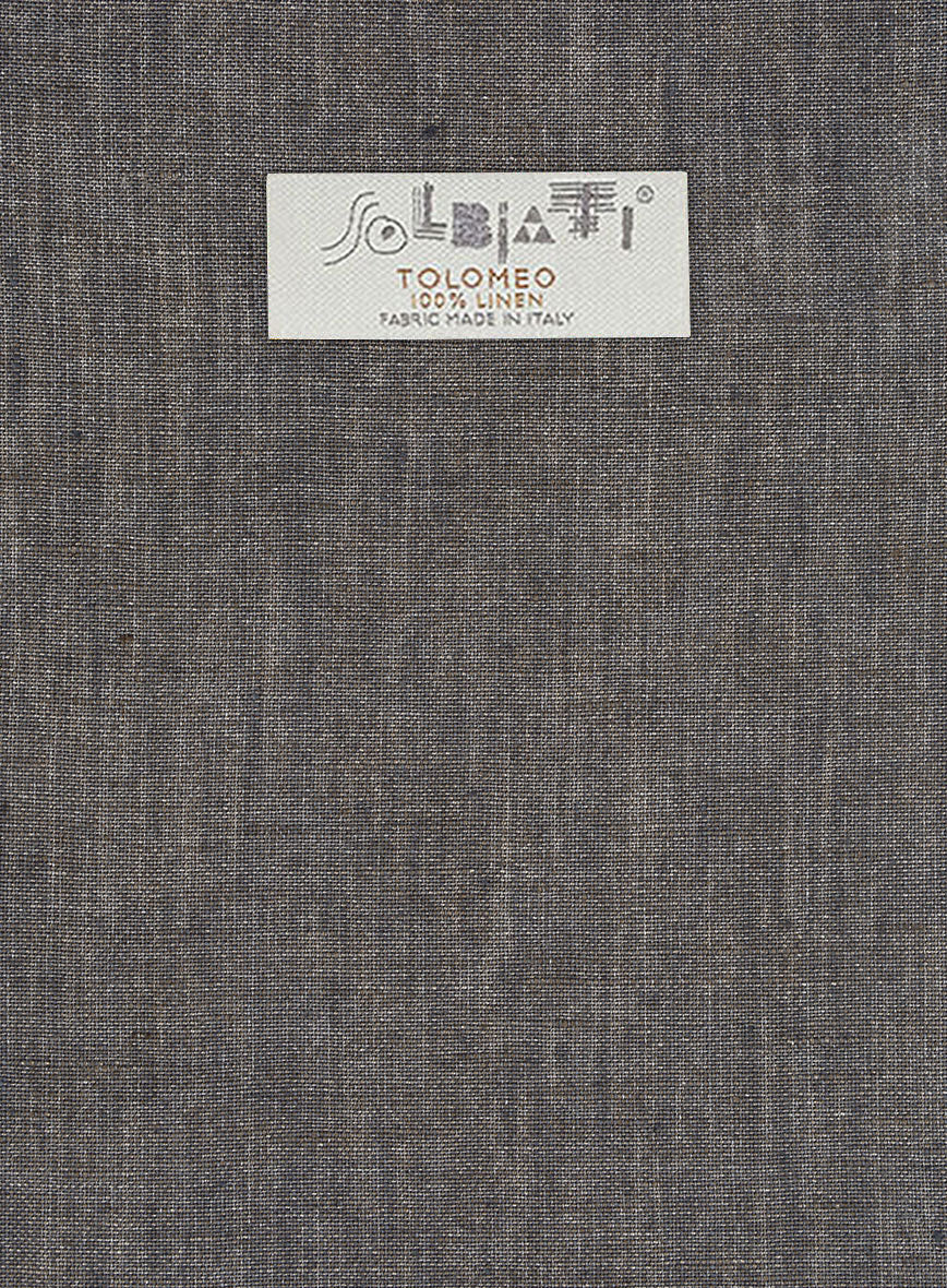 Solbiati Raw Brown Linen Suit - StudioSuits