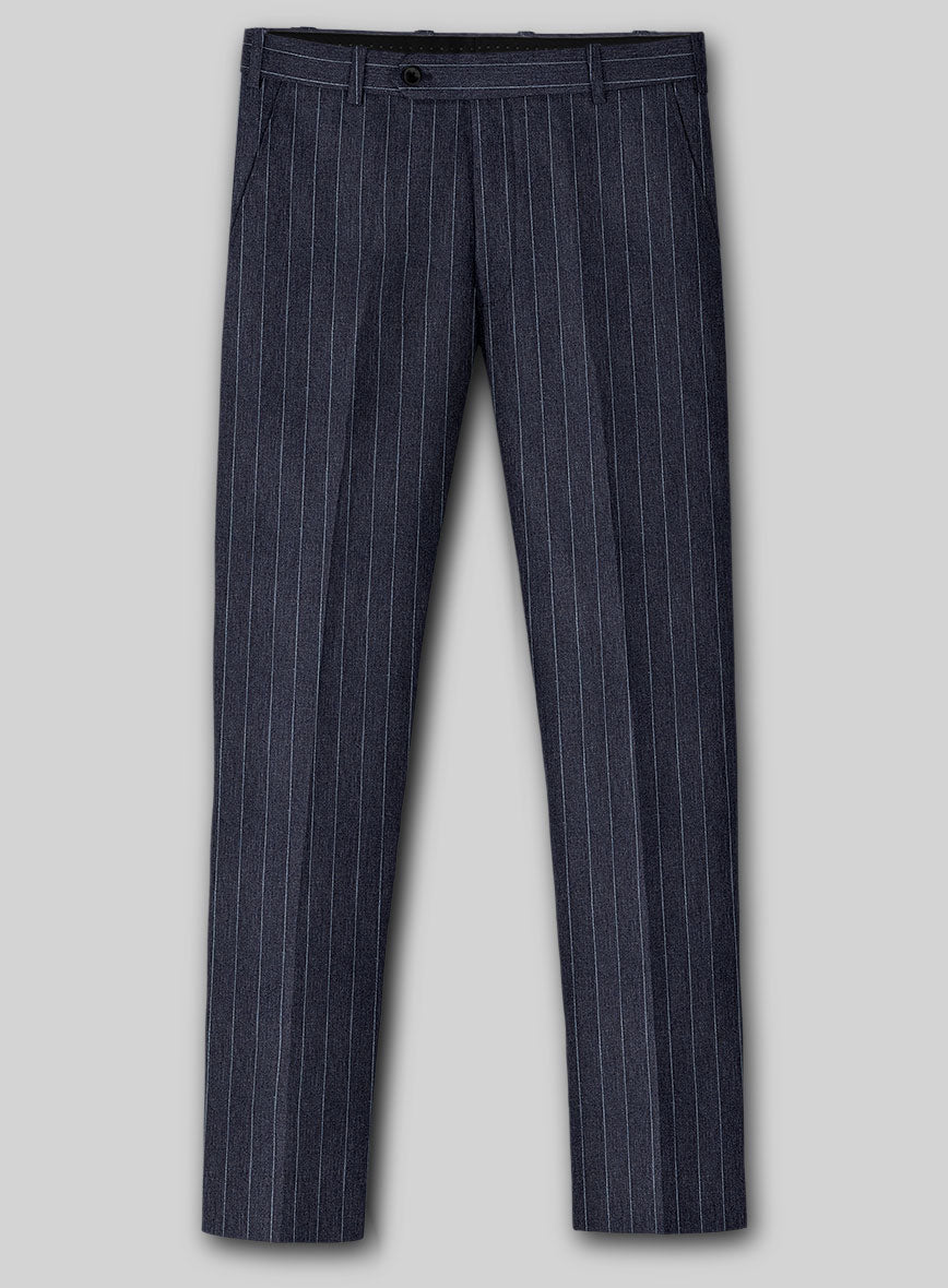 Solbiati Regal Blue Stripe Linen Suit - StudioSuits