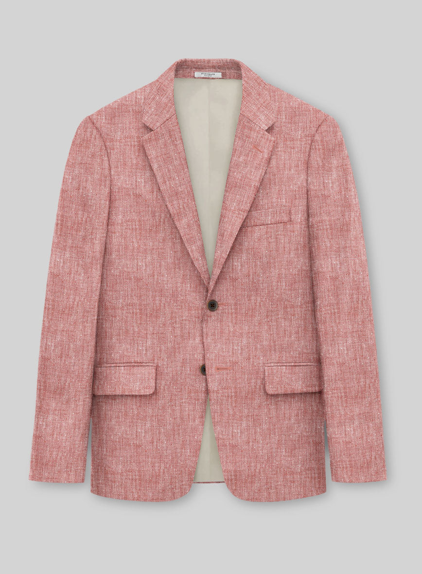 Solbiati Rose Linen Jacket - StudioSuits