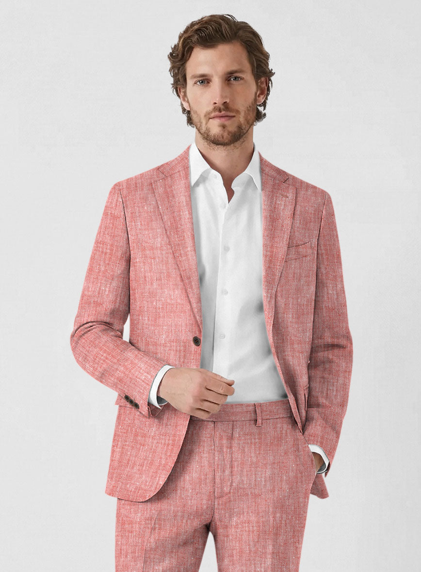 Solbiati Rose Linen Jacket - StudioSuits