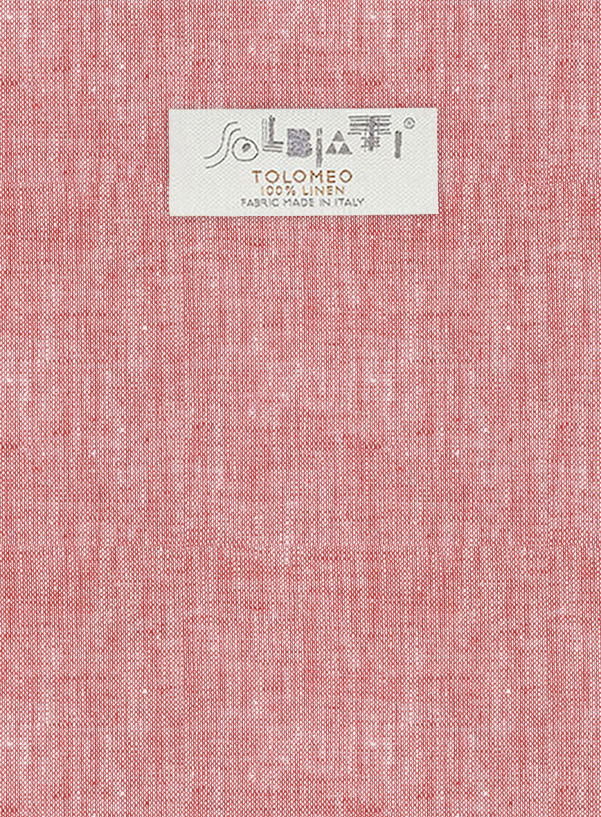 Solbiati Rose Linen Jacket - 38R - StudioSuits
