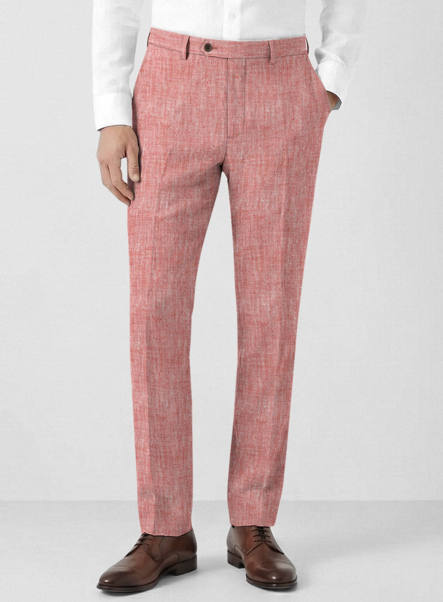 Solbiati Rose Linen Pants - StudioSuits