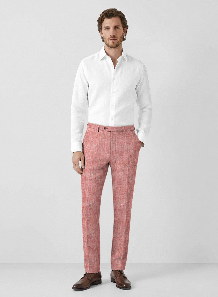 Solbiati Rose Linen Pants - StudioSuits