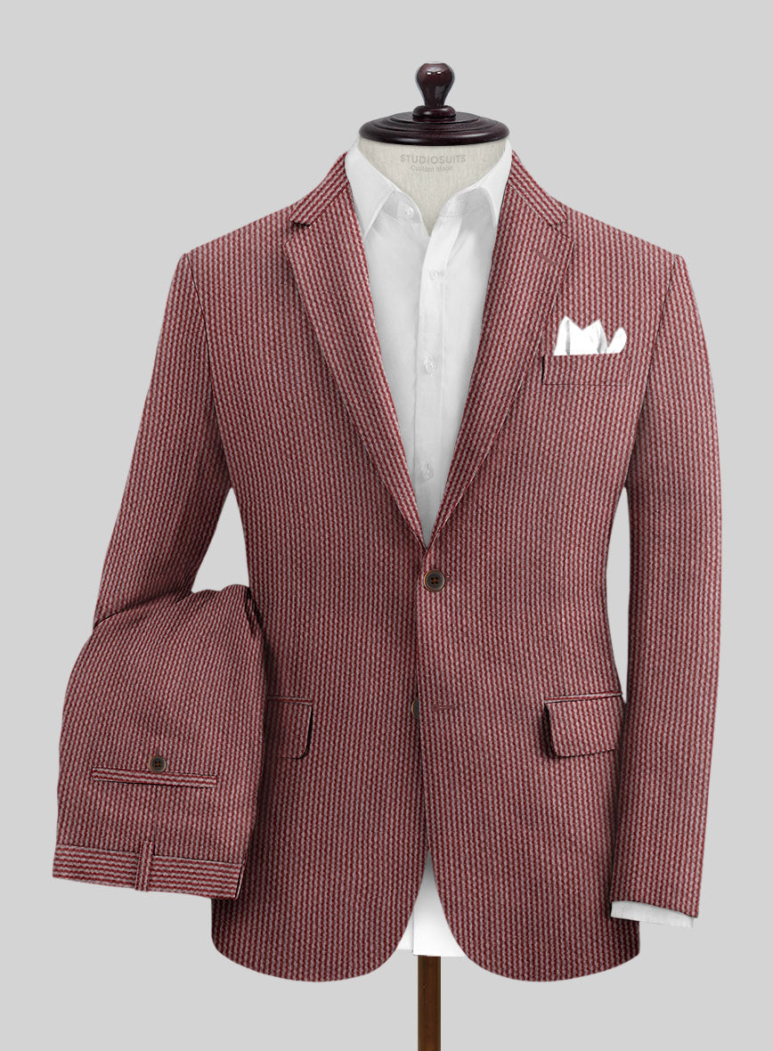 Solbiati Rosewood Seersucker Suit - StudioSuits