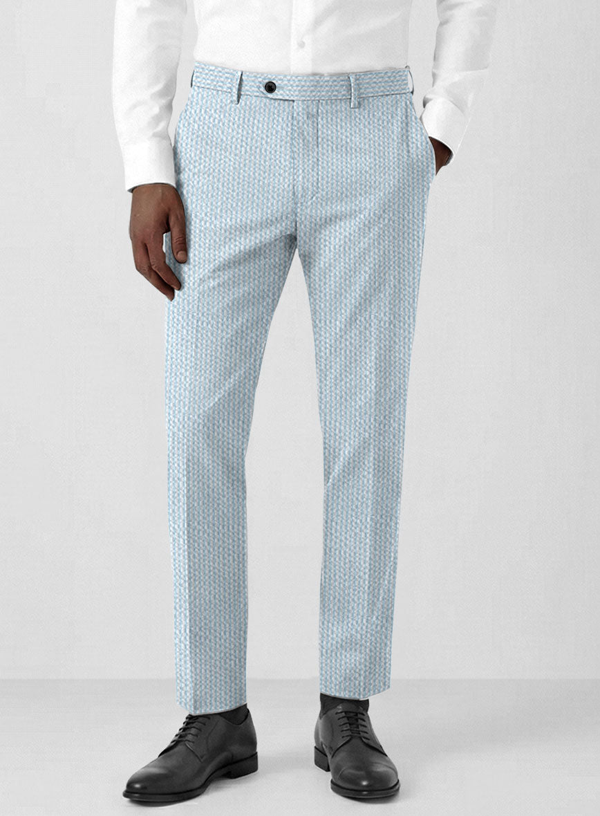 Solbiati Sky Blue Seersucker Suit - StudioSuits