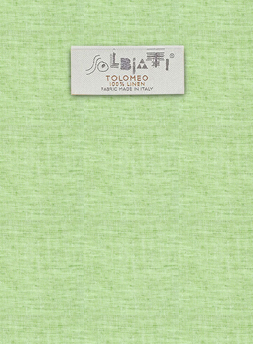 Solbiati Spring Green Linen Pants - StudioSuits