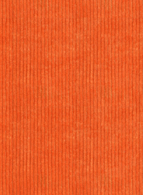 Solbiati Spring Orange Corduroy Pants - StudioSuits