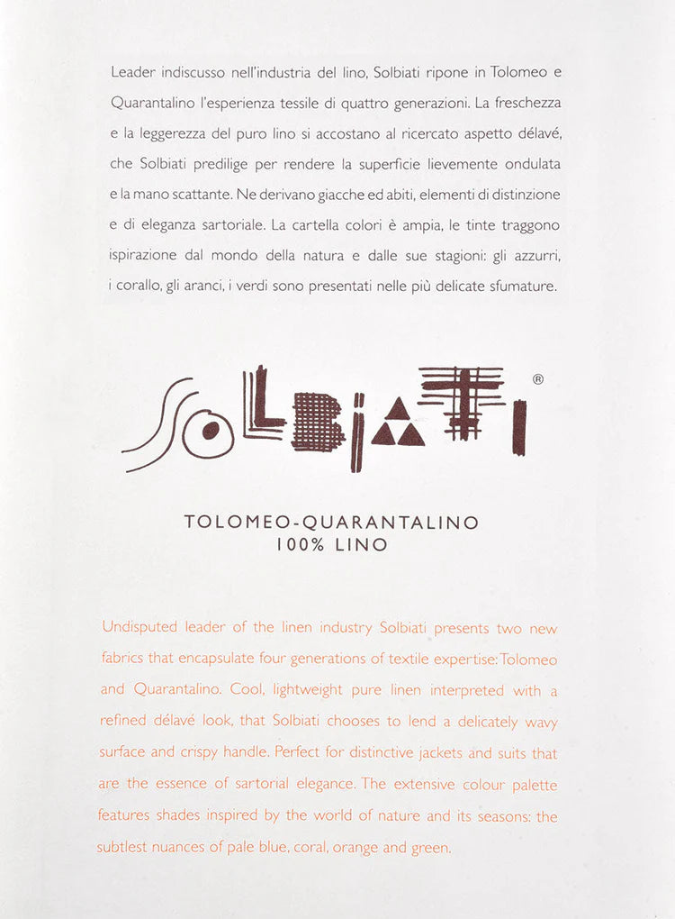 Solbiati Stone Beige Linen Suit - StudioSuits