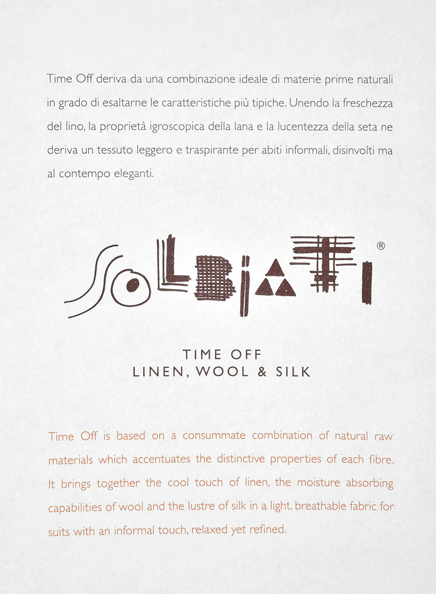 Solbiati Linen Wool Silk Ginno Suit - StudioSuits