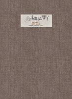 Solbiati Twill Stone Brown Linen Jacket - StudioSuits