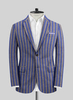 Solbiati Varlli Stripe Linen Jacket - StudioSuits