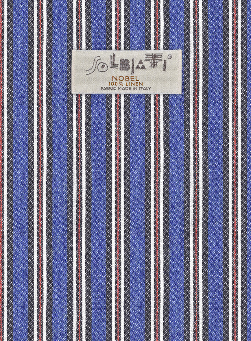 Solbiati Varlli Stripe Linen Pants - StudioSuits