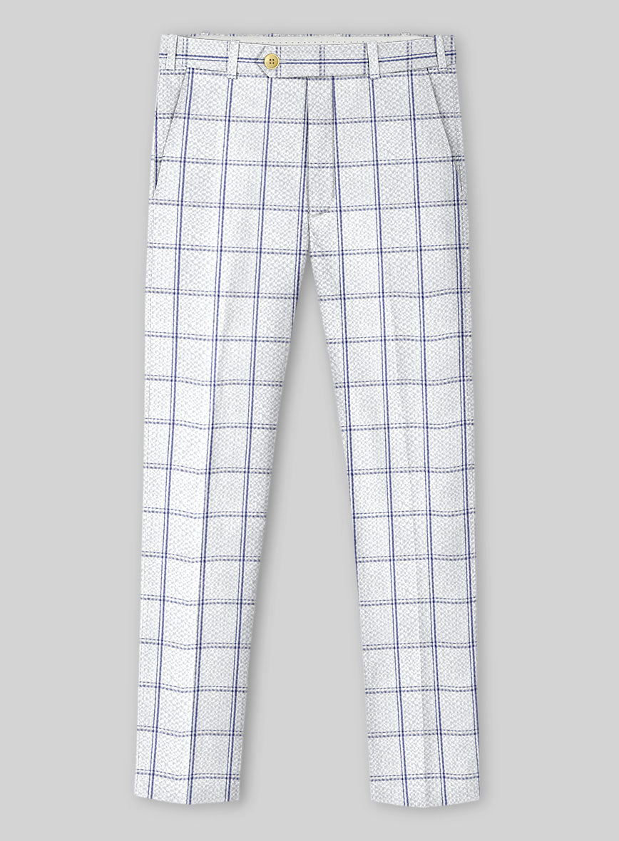 Solbiati White Checks Seersucker Suit - StudioSuits