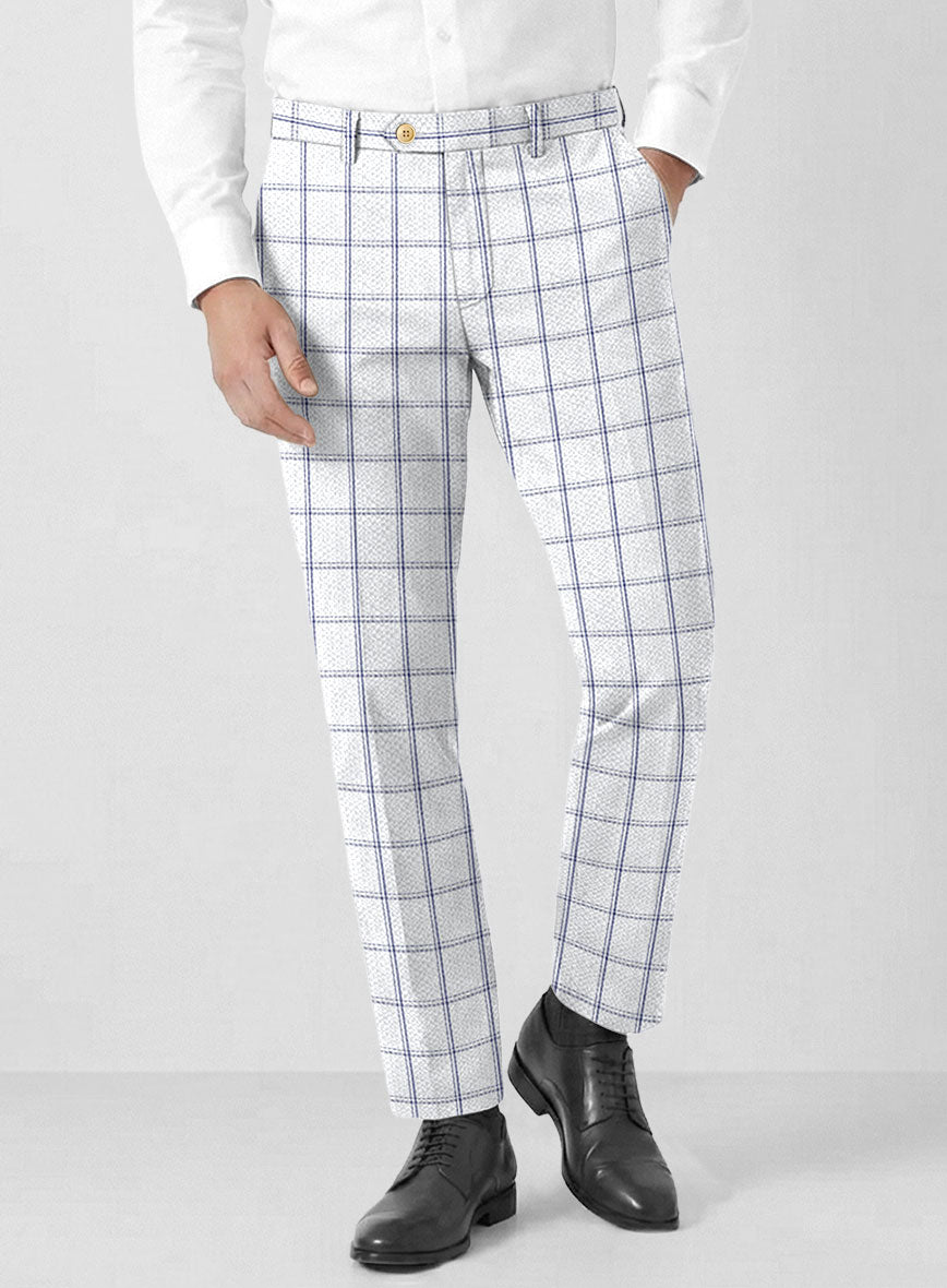 Solbiati White Checks Seersucker Suit - StudioSuits