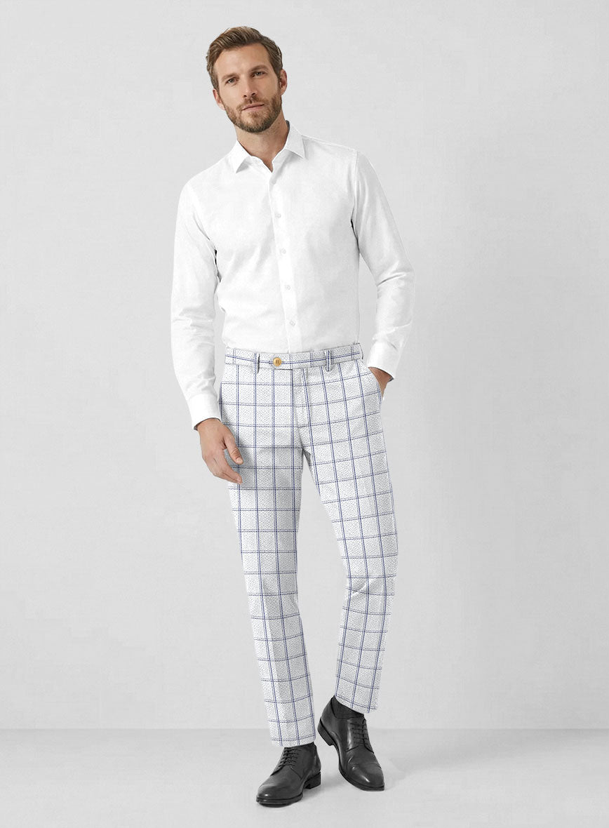 Solbiati White Checks Seersucker Suit - StudioSuits