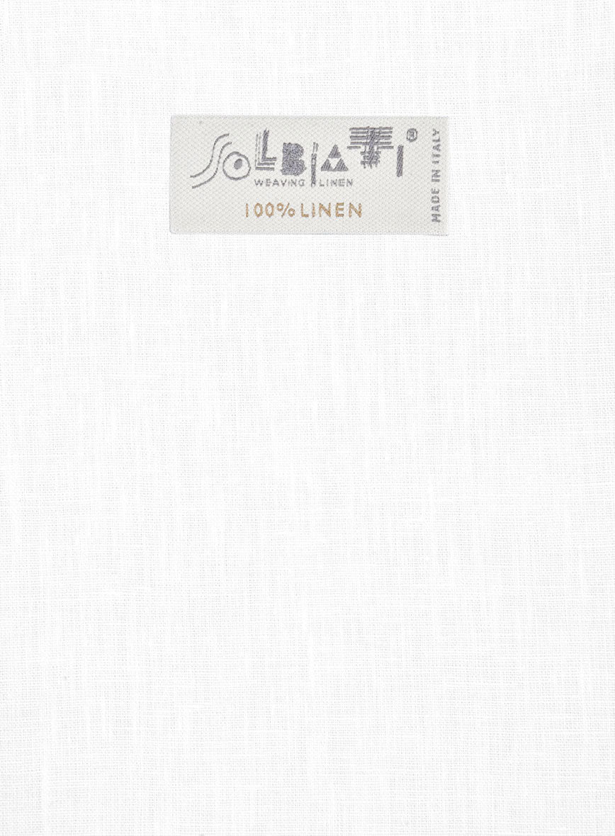 Solbiati White Linen Suit - StudioSuits
